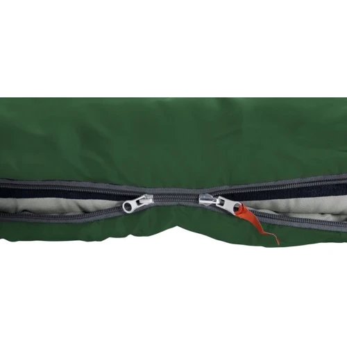 Спальный мешок Easy Camp Tundra 250/-2°C Green Left (240185): Материал внешней ткани 210T embossed polyester shell, 100% полиэстер