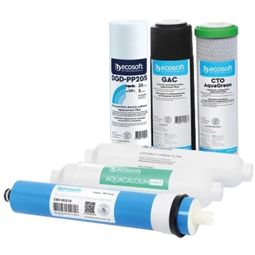 Комплект картриджей Ecosoft P'URE AquaCalcium Mint "12 месяцев" (CHV6PUREMAC): Производитель Ecosoft