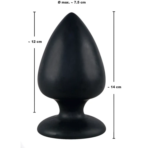Анальная пробка Orion - Black Velvets Butt Plug Extra