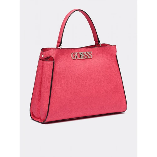 Женская сумка тоут Guess Uptown Chic красная (HWVG7301060-COR): Фактура Матовая, Зернистая