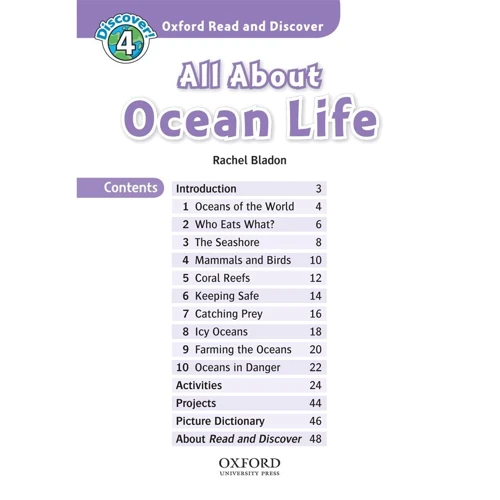 Oxford Read and Discover 4: All About Ocean Life: Количество страниц 48