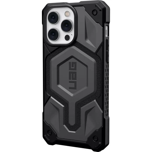Чохол для iPhone Urban Armor Gear UAG Monarch Pro Magsafe Silver (114031113333) для iPhone 14 Pro Max: Колір серебристый