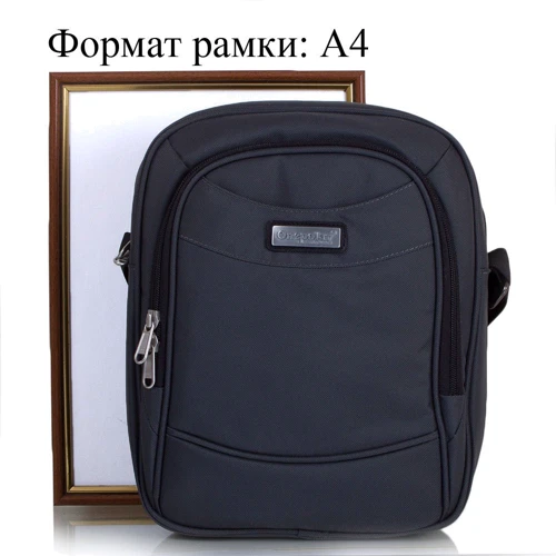 Мужская сумка планшет Onepolar серая (W5205-grey): Материал Полиэстер