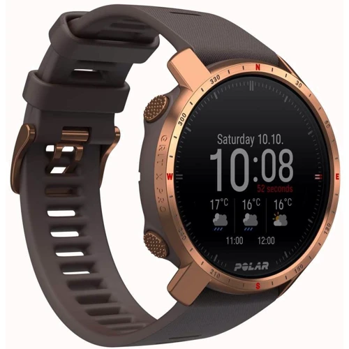 Смарт-часы Polar Grit X Pro Nordic Copper (725882058702): Материал корпуса Нержавеющая сталь, Пластик