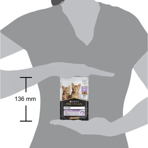 Влажный корм для котят Pro Plan Kitten Healthy Start с индейкой. Кусочки в паштете 26х75 г (8445290178862): Класс Супер премиум