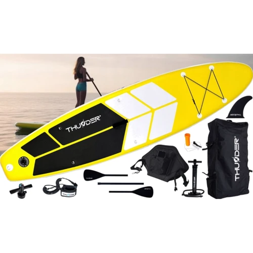Надувна SUP дошка Thunder Coast 320 см із веслом Yellow (SUP-COAST-YELLOW) фото 4