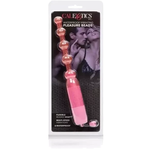 Водонепроницаемые бусы CalExotics Vibrating Pleasure Beads (розовый)