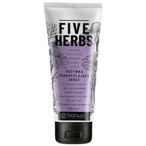 Barwa Cosmetics Five Herbs Curl Enhancing Conditioner Кондиционер для вьющихся волос 180ml