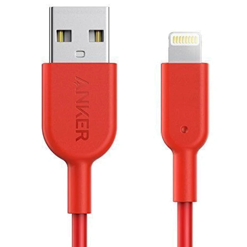 Кабель ANKER USB Cable to Lightning Powerline II V3 90cm Red (A8432H91): Тип USB Cable - Lightning