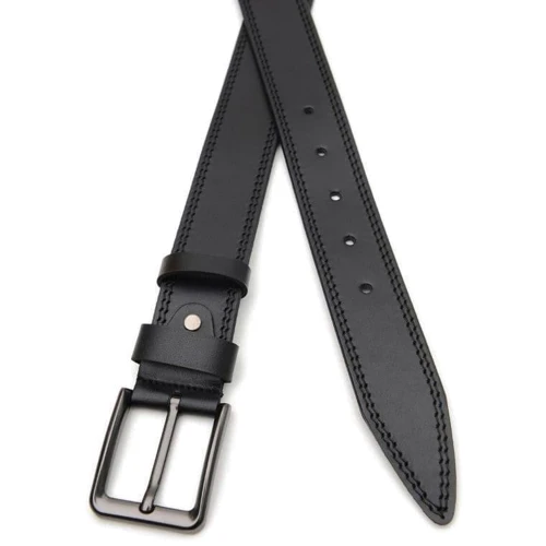 Чоловічий ремінь Borsa Leather чорний (V1GX08-black): Стать Чоловік