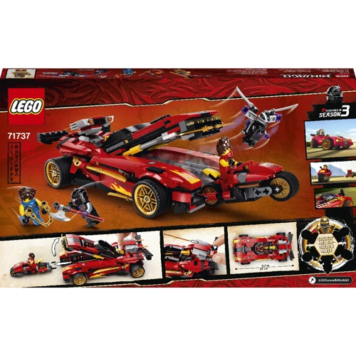 LEGO NINJAGO Преследователь ниндзя Х-1 (71737): Серия NINJAGO