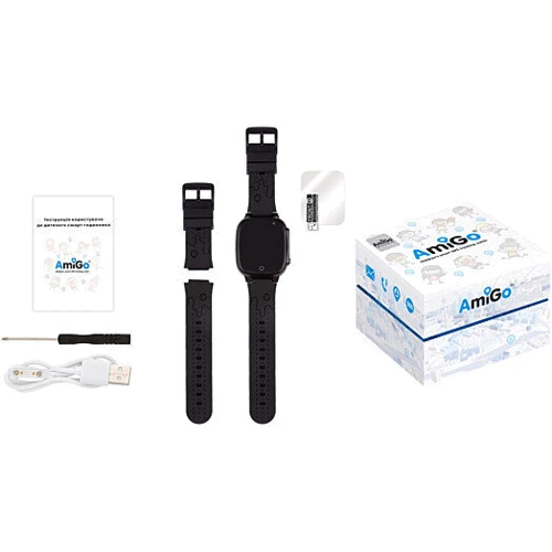 Смарт-годинник AmiGo GO008 MILKY Black: Інтерфейси підключення Bluetooth: 4.0