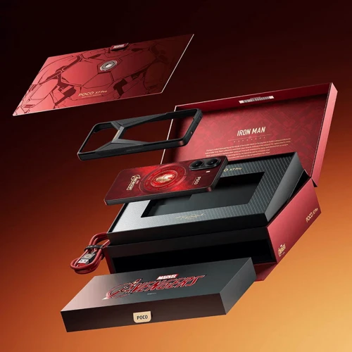 Смартфон POCO X7 Pro 12/512Gb Iron Man Edition (Global): Камера Двойная 50 Мп (f/1.5) + 8 Мп (f/2.2) / LED вспышка / HDR / Панорама / Фронтальная 20 Мп (f/2.2)