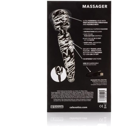 CalExotics Hype Massager универсальный вибромассажер, 21x3.75 см