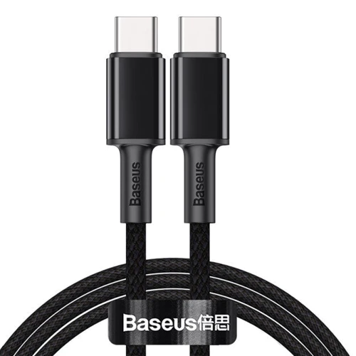 Кабель Baseus Cable USB-C to USB-C 100W High Density Braided 1m Black (CATGD-01)