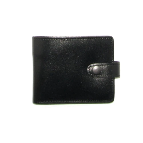 Мужское портмоне DNK Leather черное (Full Purse col.J)