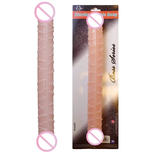 Подвійний фалоімітатор Boss Series: Flexible Double Dong Skin, BS6700088: Призначення Вагінальні