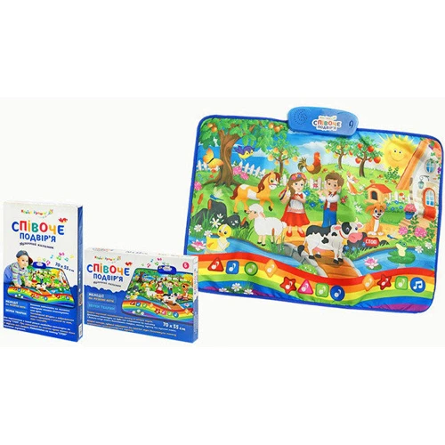 Музичний розвиваючий килимок Співаючий двір (KI-780-U): Виробник Китай