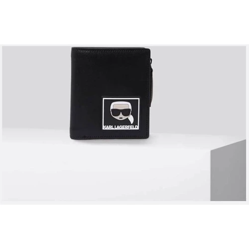 Мужское портмоне Karl Lagerfeld K/IKONIK WALLET черное (225M3228-999)