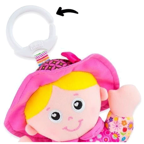 Мягкая игрушка-подвеска Lamaze Кукла Эмили с погремушкой (L27026)
