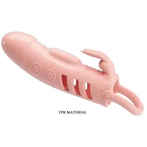 Удлиняющая насадка с вибростимуляцией PRETTY LOVE - PENIS SLEEVE Sloane, BI-026243