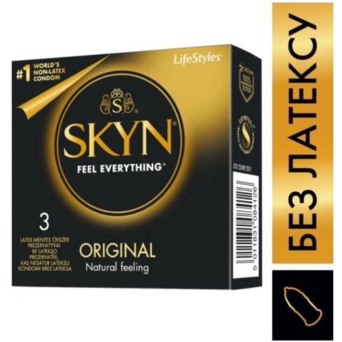 LifeStyles SKYN безлатексные презервативы ORIGINAL 3шт