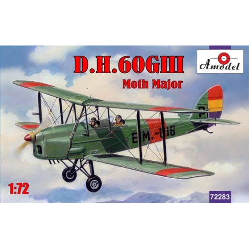 Биплан AMODEL de Havilland DH.60GIII Moth Major