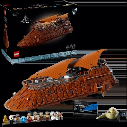Конструктор LEGO Star Wars TM Парусная баржа Джабби (75397): Количество деталей, шт. 3943