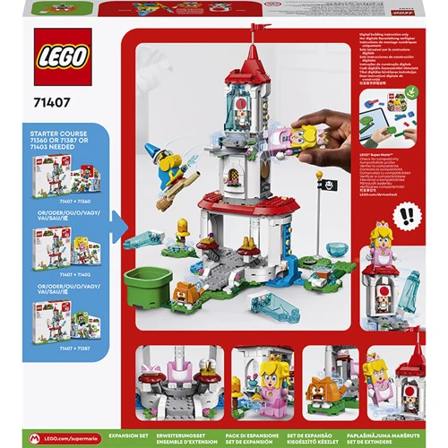Конструктор LEGO Super Mario Дод. набір Вбрання Піч-кішки та Крижана вежа (71407): Серія Super Mario