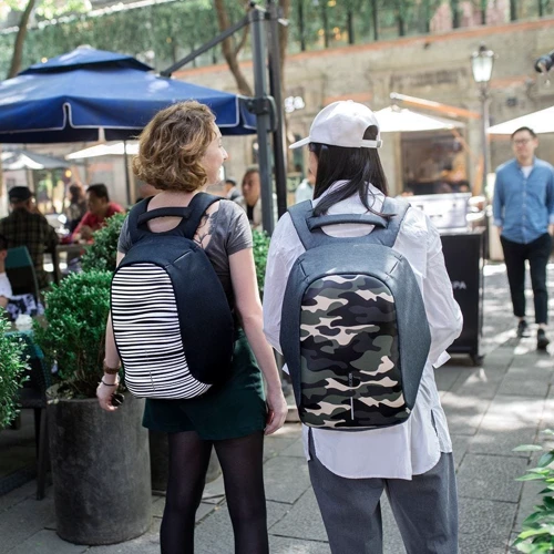 XD Design Bobby Anti-Theft Backpack Camouflage Green (P705.657) for MacBook 13-14": Материал Полиэстер