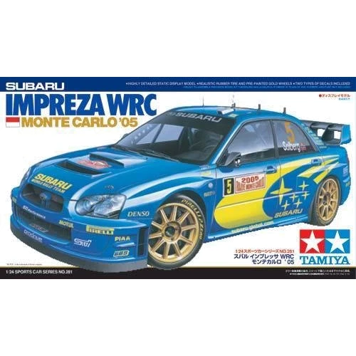 Модель Tamiya Автомобиль Subaru Impreza WRC 2005 Monte-Carlo (TAM24281)