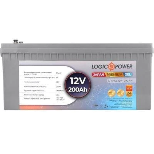 LogicPower LPN-GL 12В 200 Ач (13720): Тип Аккумулятор
