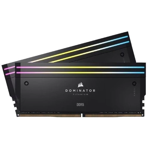 Corsair 64 GB (2x32GB) DDR5 6600 MHz Dominator Titanium RGB Black (CMP64GX5M2X6600C32): Тип DDR5