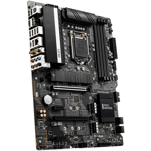 MSI Z590 PRO WIFI: Разъемы на плате SATA 3.0, PCI Express x1, M.2