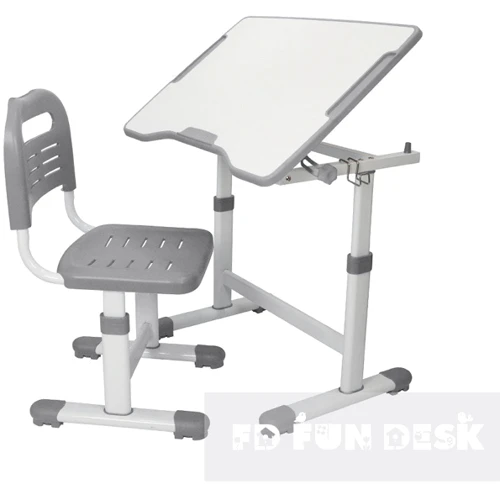 Комплект FunDesk Парта і стілець-трансформери Sole II Grey: Вік дитини від 5-ти років
