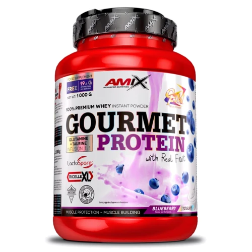 Протеин Amix Gourmet Protein 1000 g / 33 servings / Blueberry-Yogurt