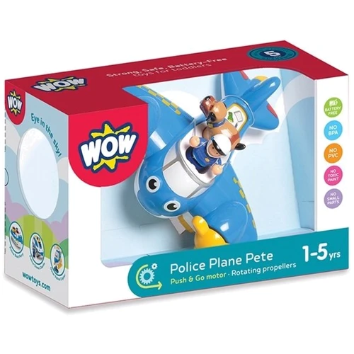 Ігровий набір WOW Toys Police Plane Pete Поліцейський літак (10309) фото 12
