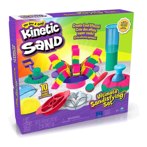 Набор песка для детского творчества Kinetic Sand Цветные приключения 3 цвета 907 г (71647)