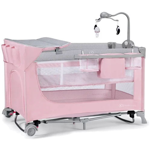 Ліжко-манеж з пеленатором Kinderkraft Leody Pink (KCLEOD00PNK00AC) фото 8
