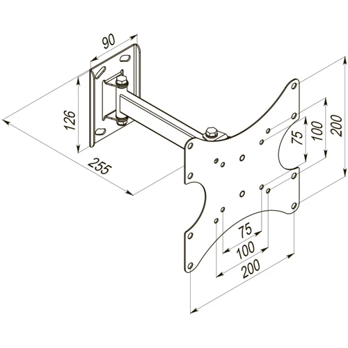 Кронштейн для ТВ KSL Simpler 26ET