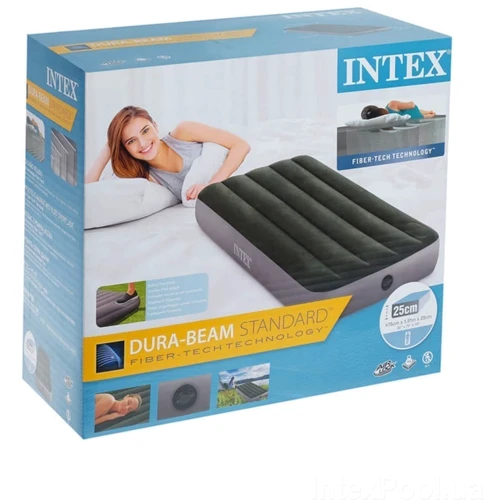 Надувной матрас Intex Prestige Downy зеленый (64760): Тип Велюр-матрас