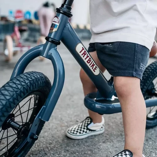 Комплект трехколесный беговел Trybike серый (TBS-2-GRY+TBS-99-TK): Диаметр колес, дюймов 12