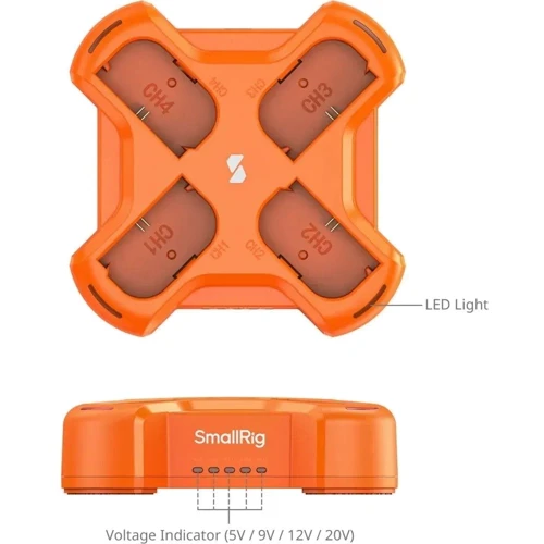 Зарядное устройство SmallRig LP-E6NH 4-Channel Camera Battery Charger (4838)