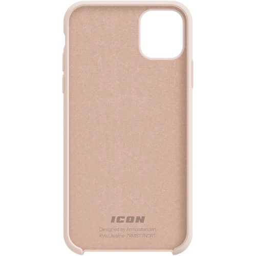 Чехол для iPhone ArmorStandart ICON2 Case Pink Sand (ARM60555) for iPhone 11: Материалы Силикон