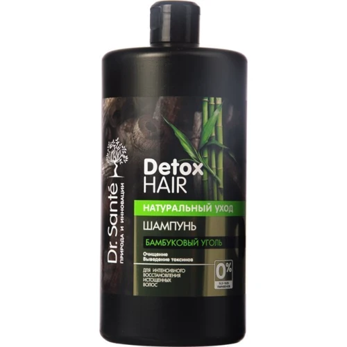 Dr. Sante Detox Hair Шампунь для волос Бамбуковый уголь 1000 ml