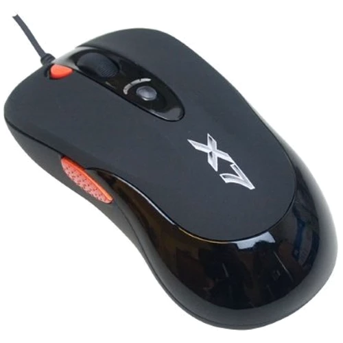 Мышь A4 Tech X-705 K USB Black: Эргономика симметричная
