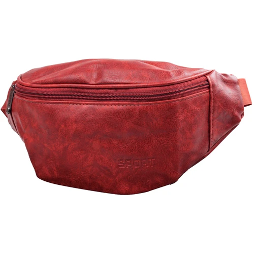 Мужская поясная сумка Valiria Fashion красная (DETAV187-1): Стиль Повседневный (Casual)