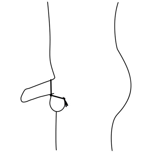 Эрекционное кольцо Nexus FORGE Double Adjustable Lasso Black