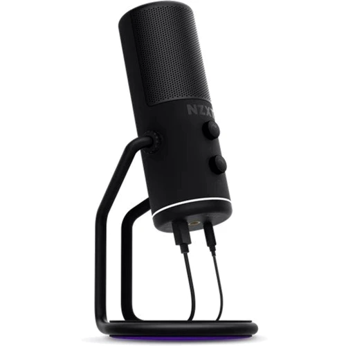 Микрофон NZXT Wired Capsule USB Microphone Black: Тип преобразователя Конденсаторный