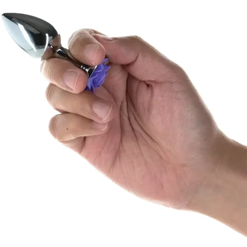 Анальная пробка Lux Active Rose Anal Plug Purple